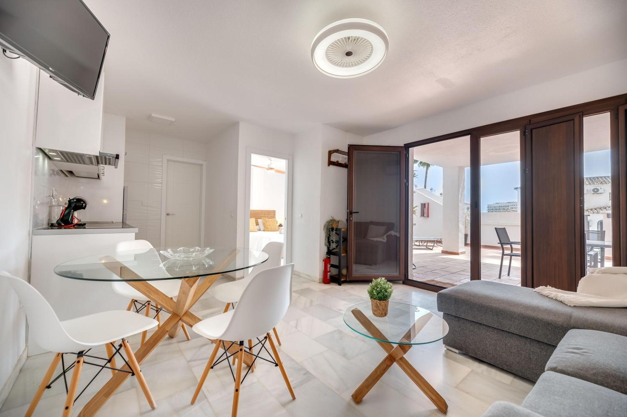 Apartamento Con Amplio Porche Y Bbq Benalmádena Exterior foto